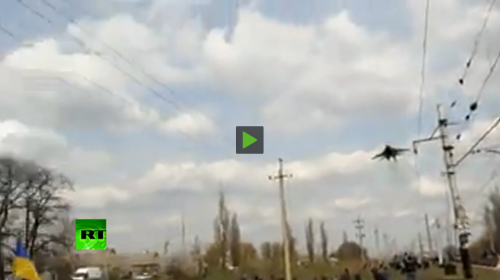 ukraine,avion de chasse,intimidation,pro-russe,russophones