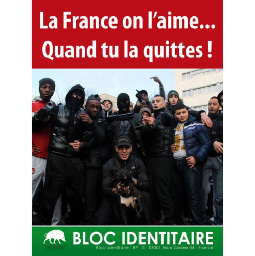 tract,bloc identitaire,france,islam,remigration,musulmans,racailles,maghreb,noirs